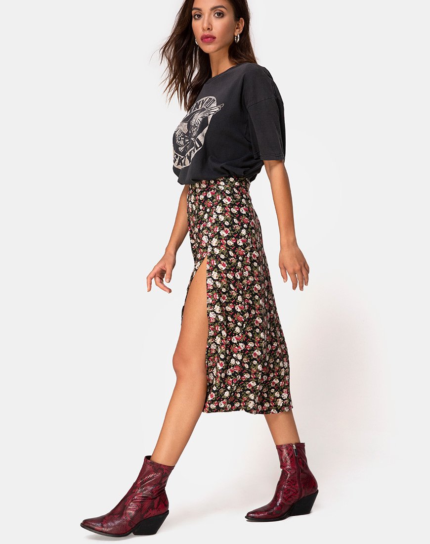 Falda Saika en Courtney Floral