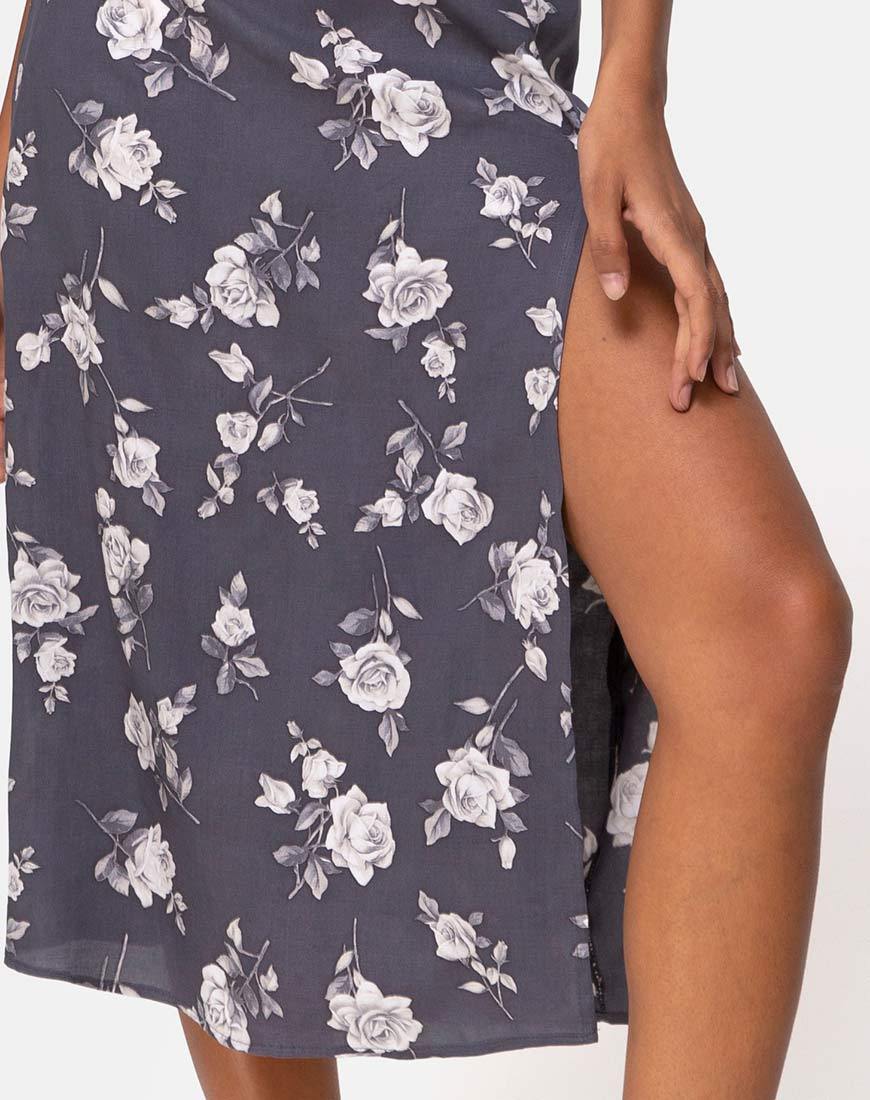 Imagen de Saika Falda en Blanco Rosa Gris