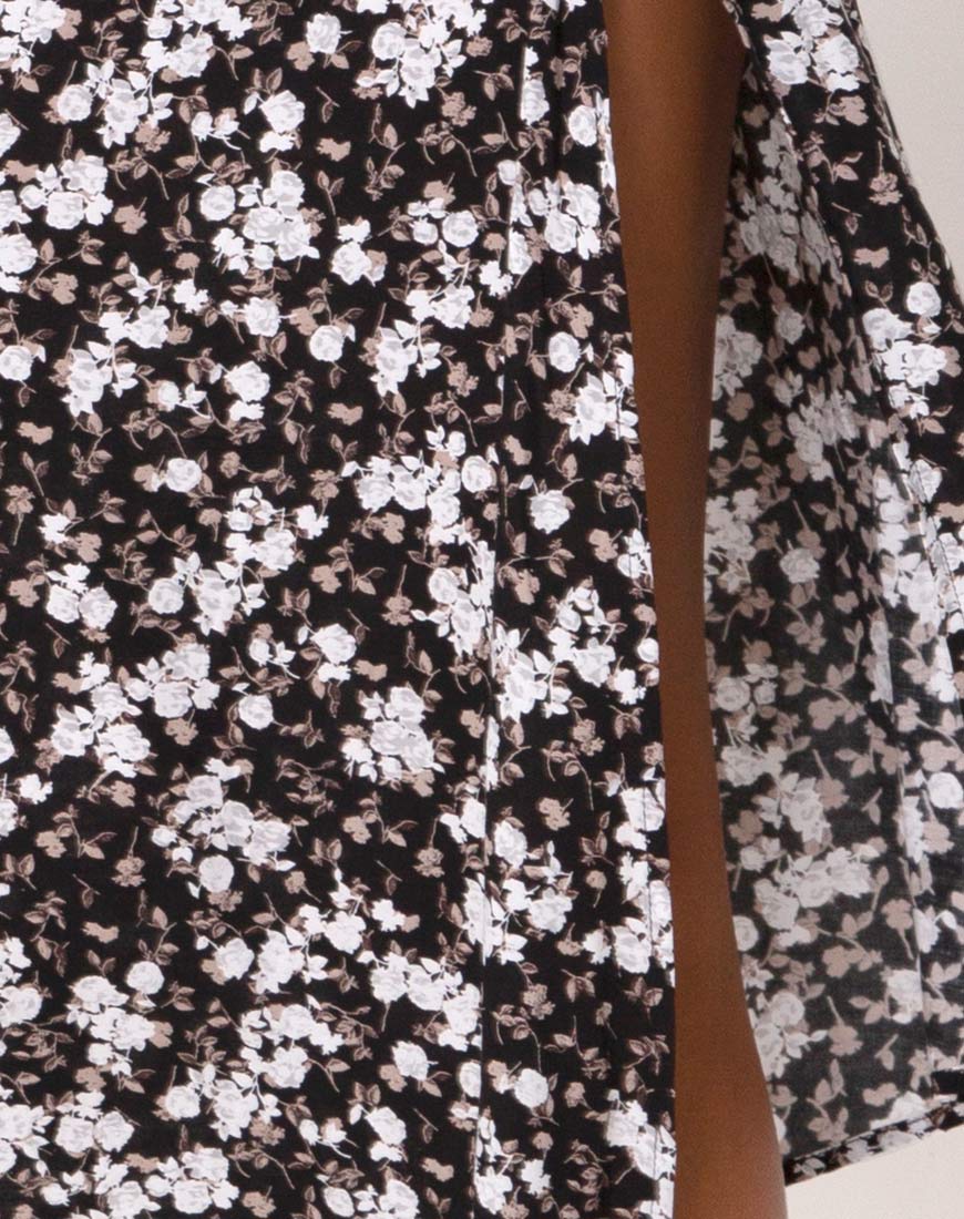 Imagen de Saika Falda Midi en Flor Silvestre Oscura