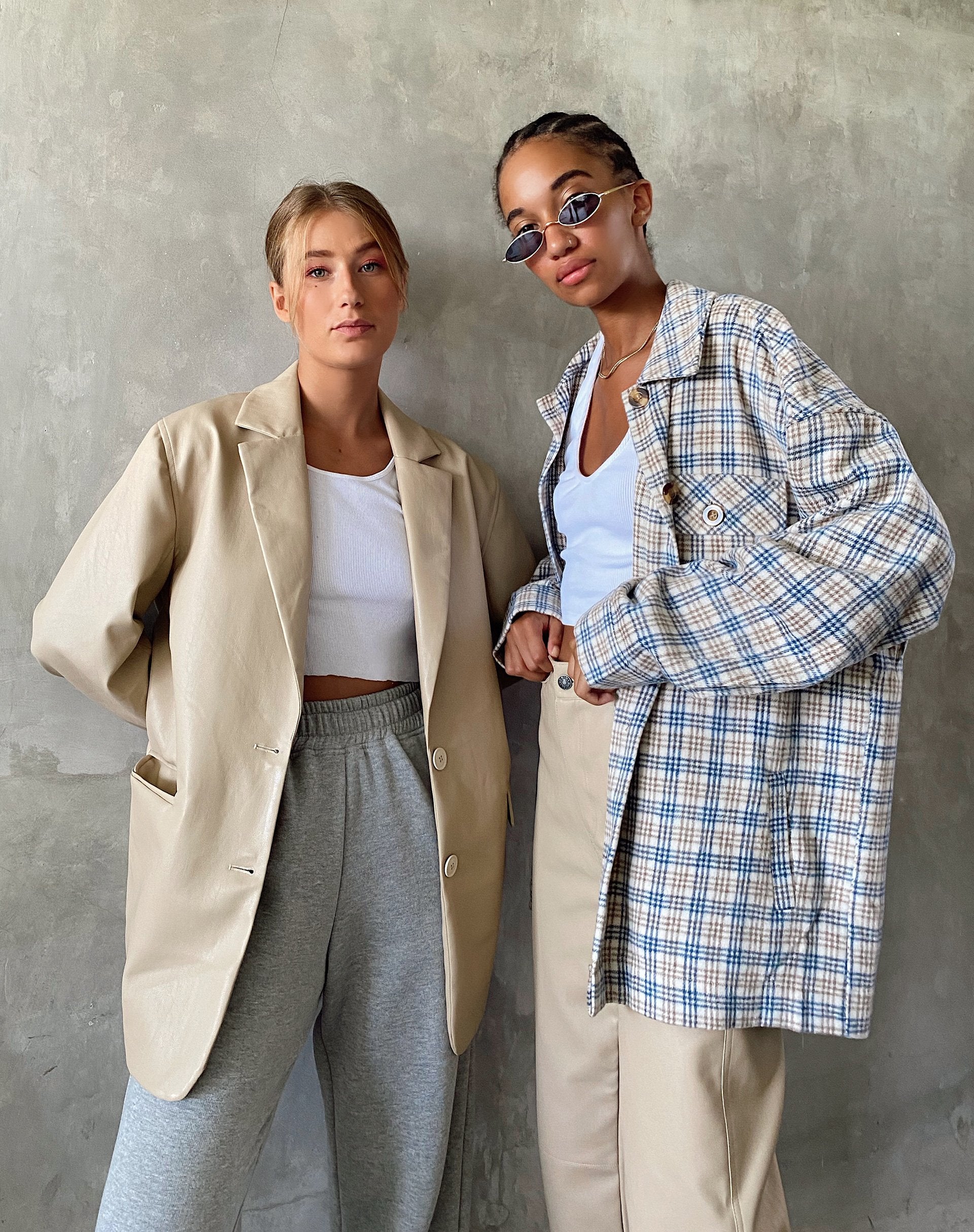Imagen de Marcel Camisa a cuadros pequeña Blanco Azul Tan
