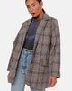 Imagen de Saken Blazer en cuadros grises