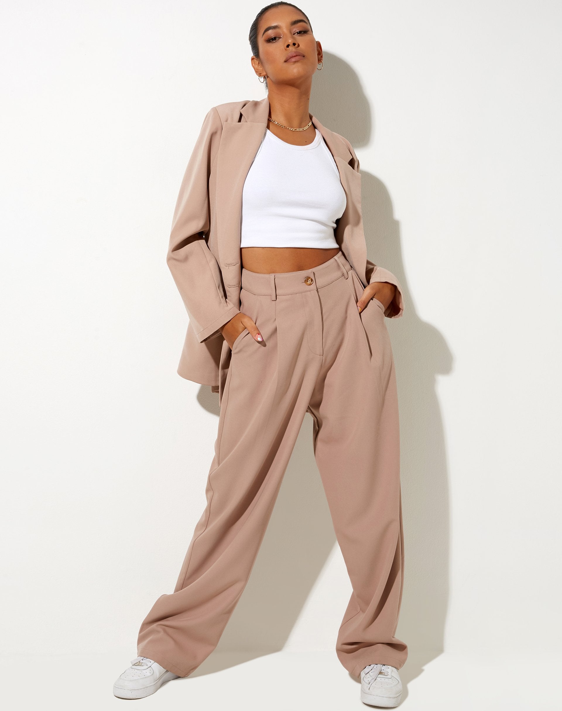 Imagen de Sakila Pantalones de sastrería Lila empolvado