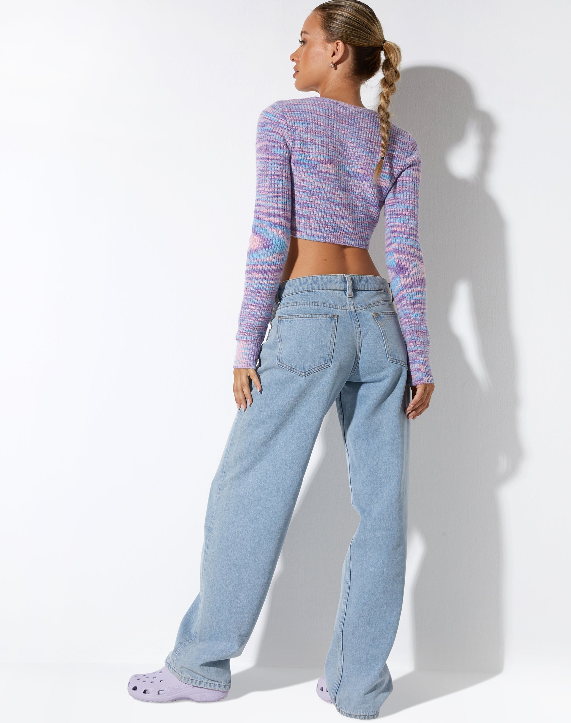 imagen de Salaka Crop Top en Space Dye Purple