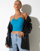 imagen de Salet Crop Top en Mesh Turquoise