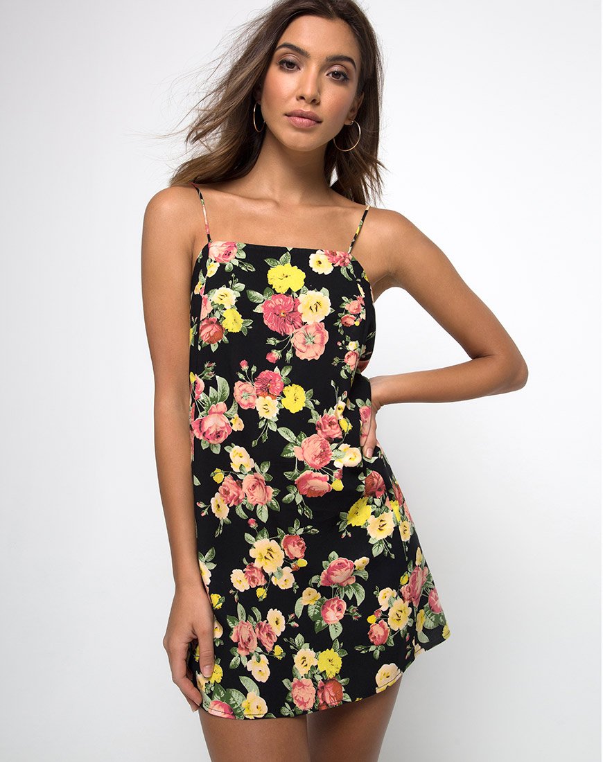 Salista Slip Dress en Vintage Bloom