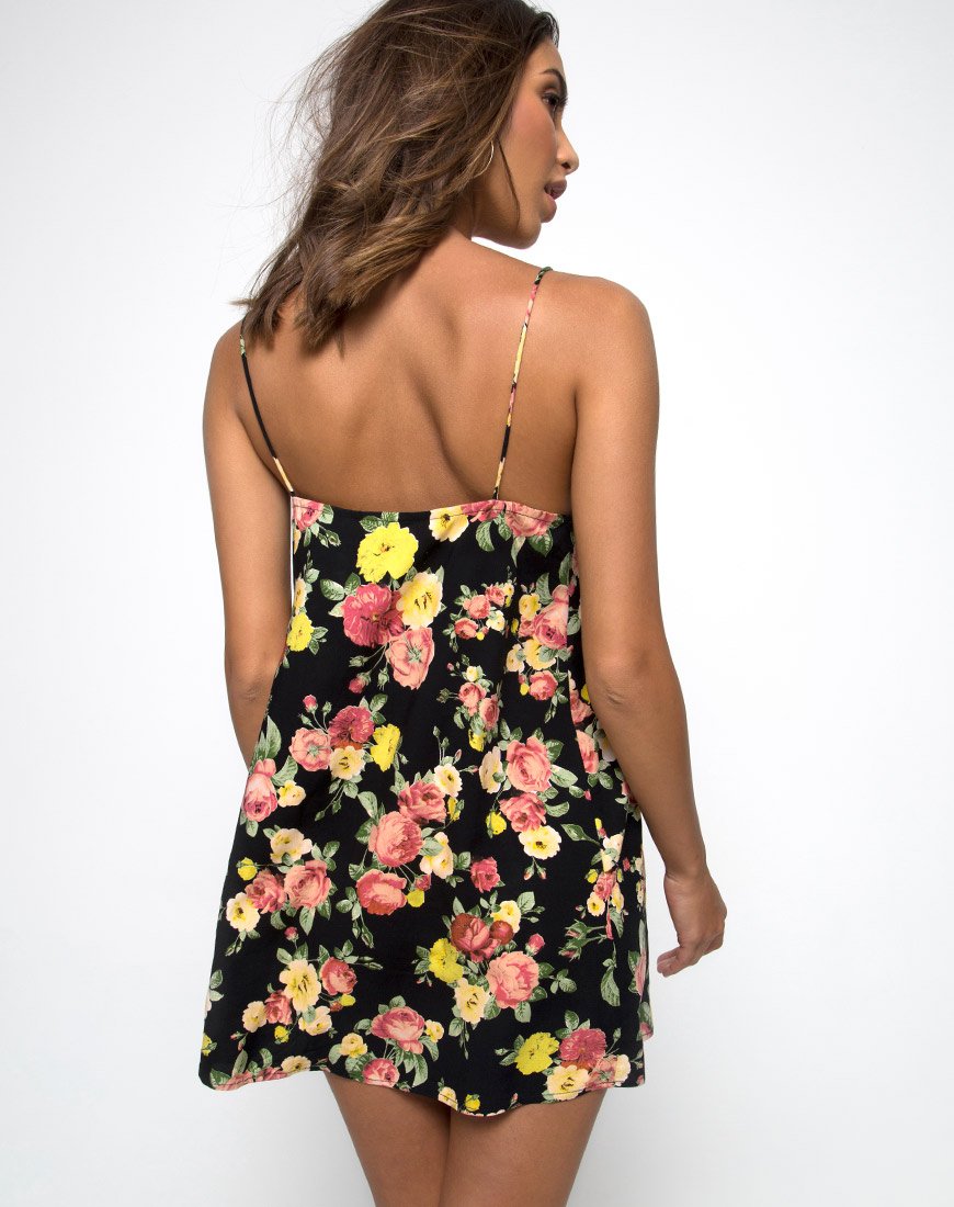 Salista Slip Dress en Vintage Bloom