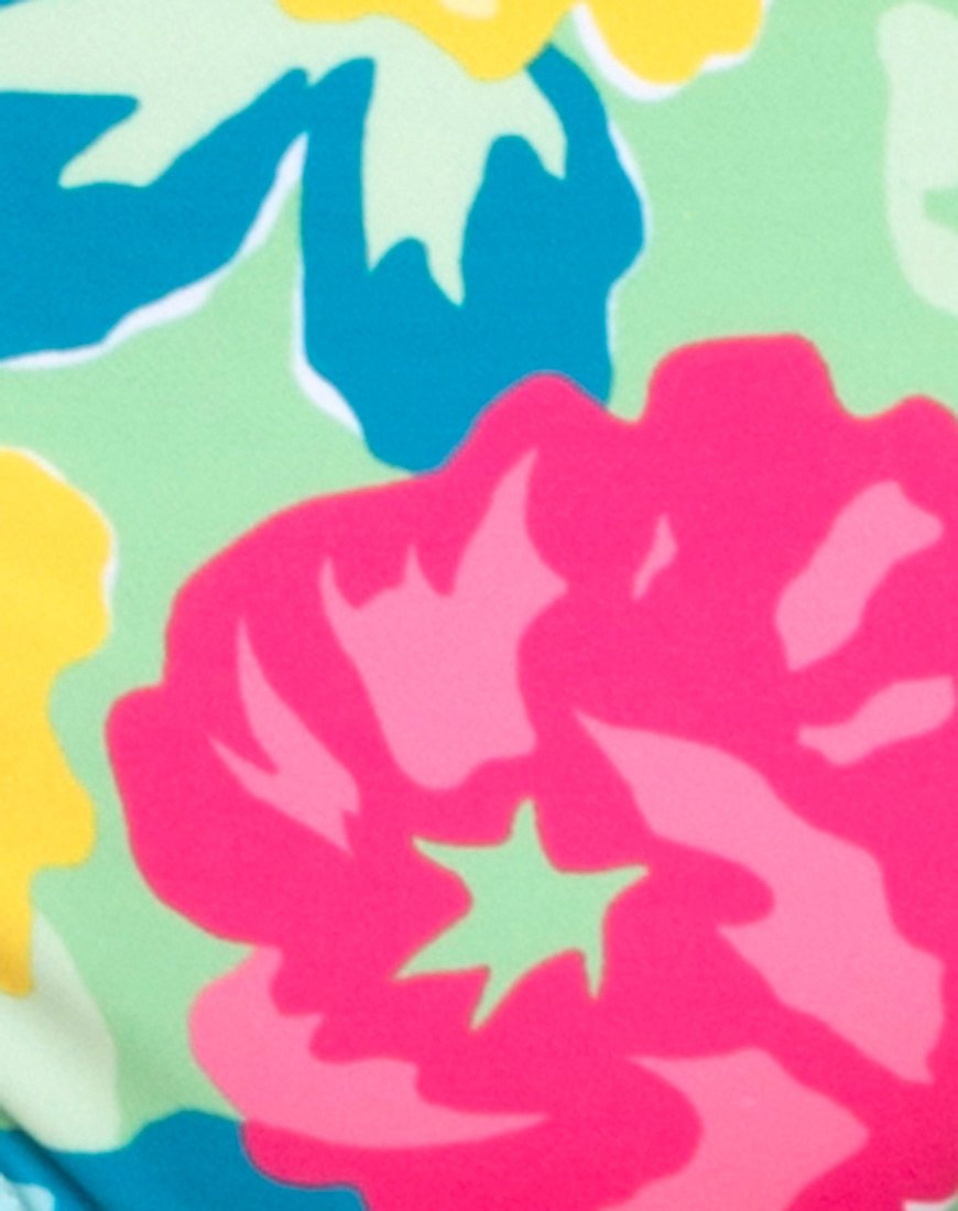 Imagen de la braguita de bikini Samara en Tropicana Floral