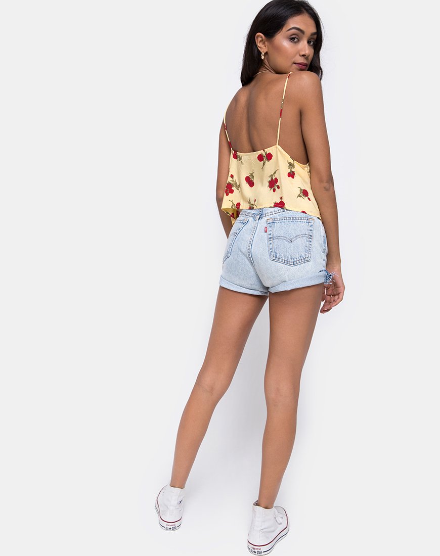 Imagen de Sanami Cami Top en Falling Rose Yellow