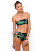 Imagen de Sandrift Braguita de bikini sin tirantes en verde hoja de palmera