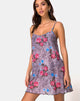 Imagen de Sanita Vestido en Red Estampado Rosa Selva