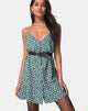 Imagen de Sanna Slip Dress in Floral Bloom Verde
