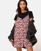 Imagen de Sanna Slip Dress in Floral Charm Rojo