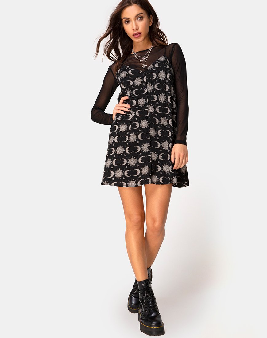 Imagen de Sanna Slip Dress in Moonlight Negro