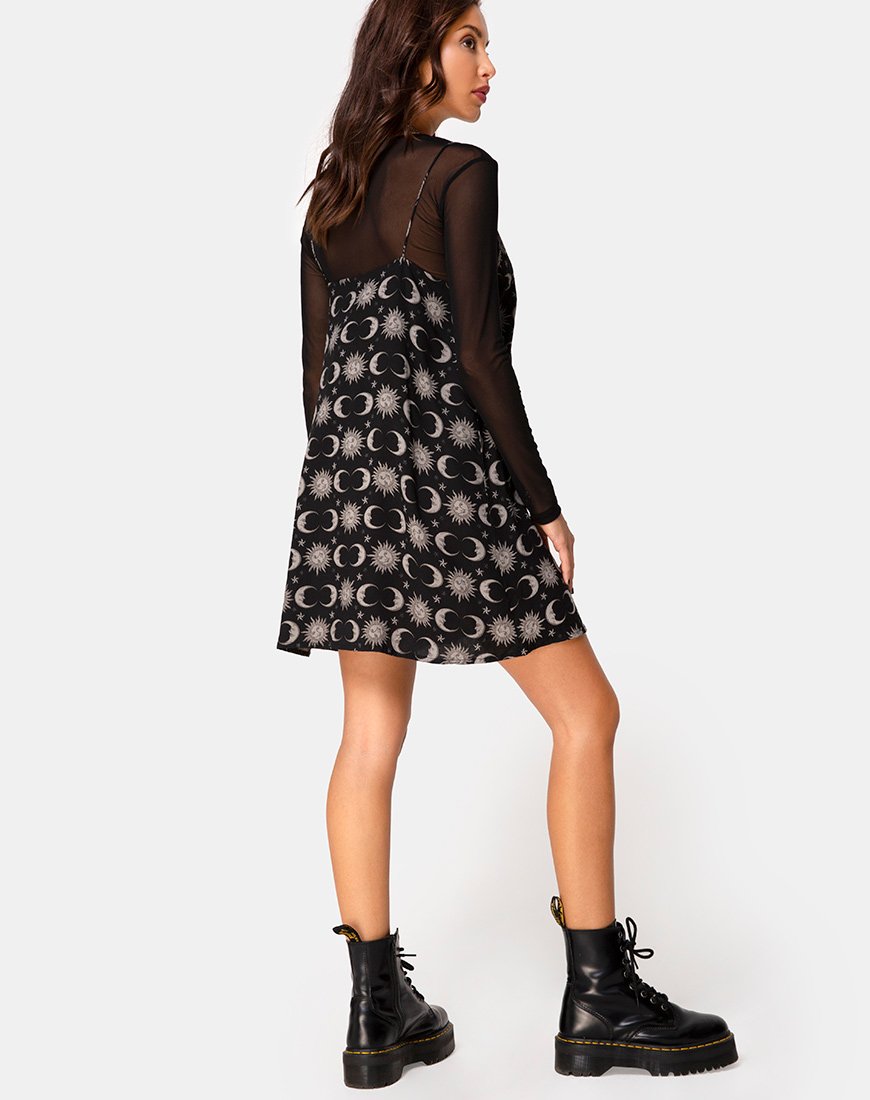 Imagen de Sanna Slip Dress in Moonlight Negro