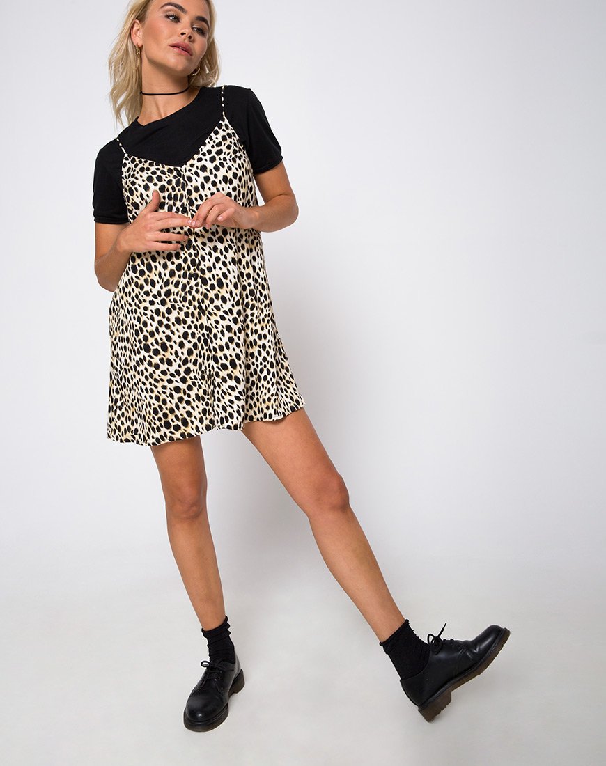 Imagen de Sanna Slip Dress in Cheetah