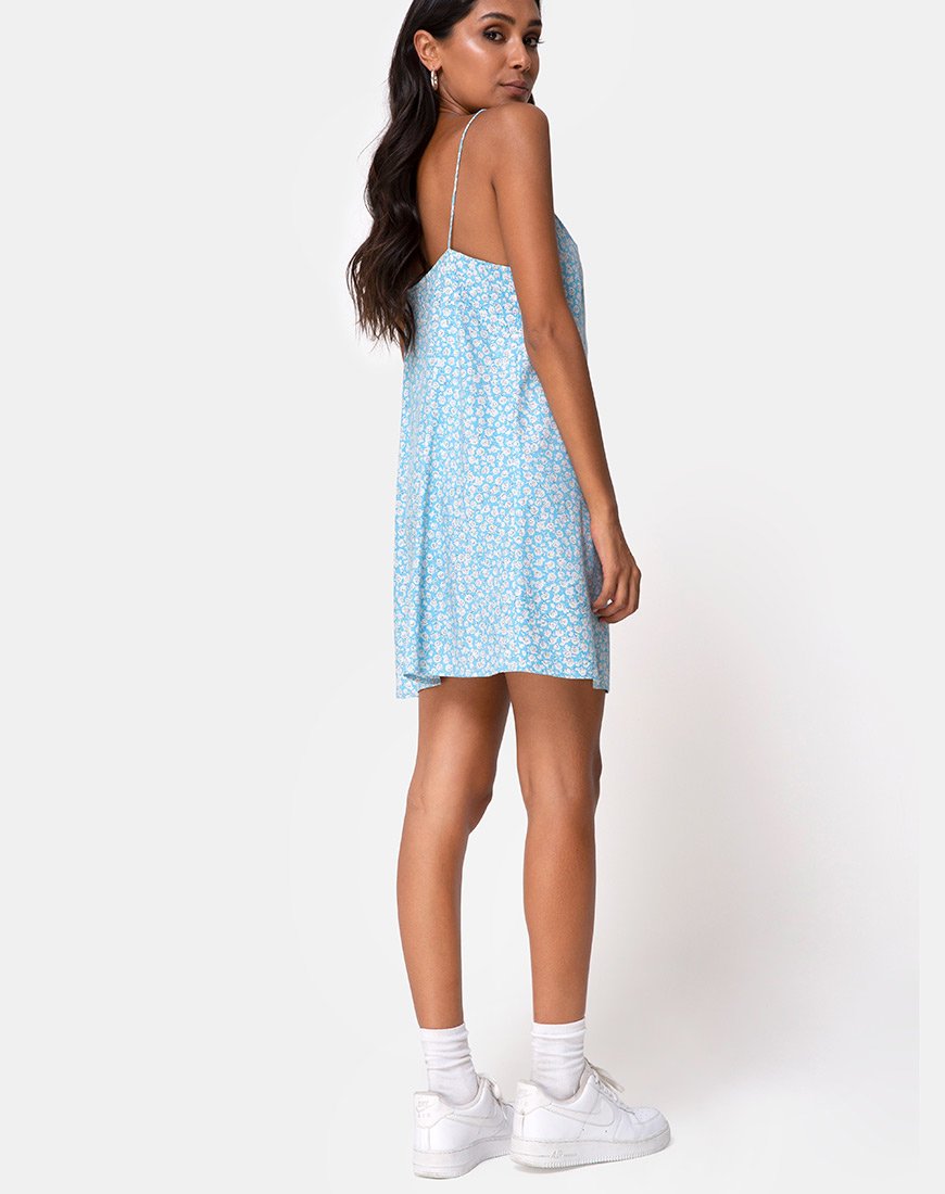 Imagen de Sanna Slip Dress in Ditsy Rose Blue