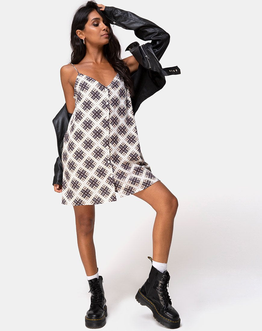 Imagen de Sanna Slip Dress in Kate Check
