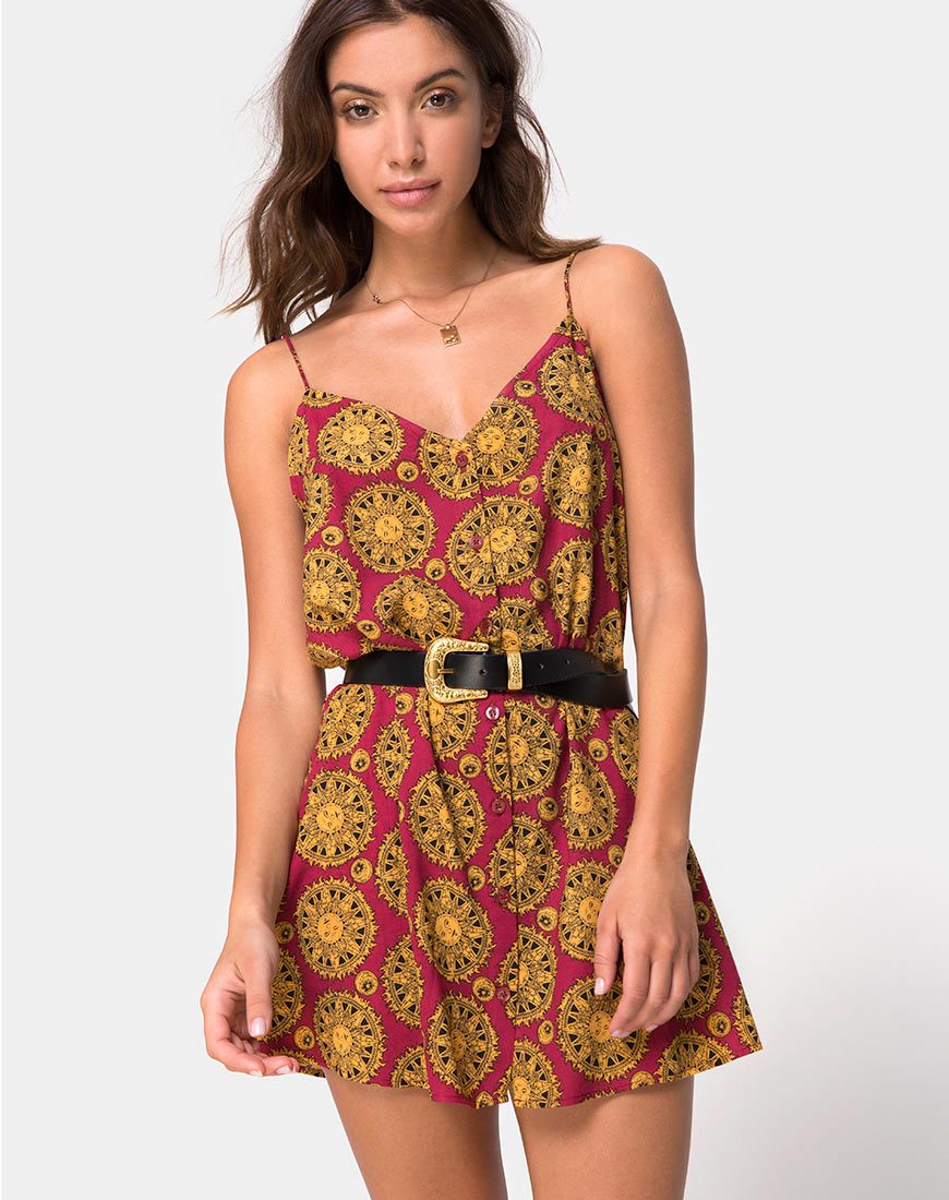 Vestido Sanna en reloj de sol