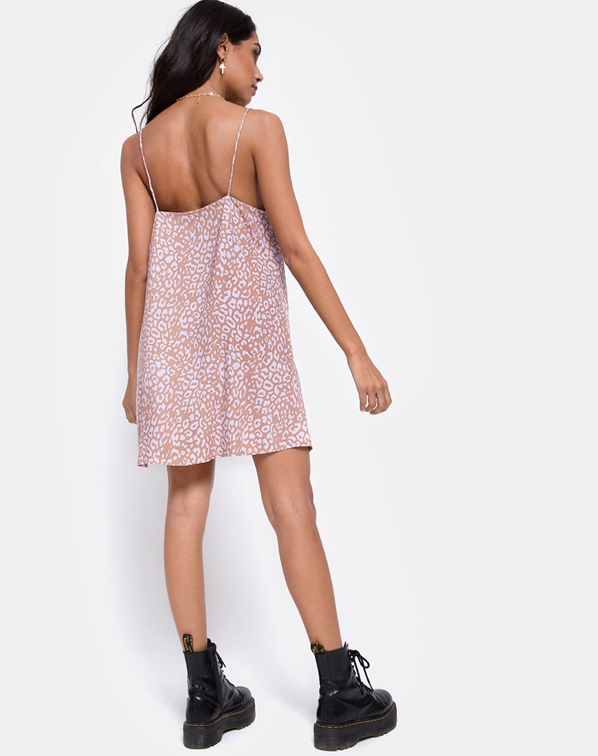 Imagen de Sanna Slip Dress in Leopard Spot
