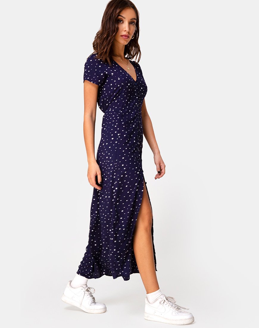 Imagen del vestido Sanrin Midi Dress in Starstruck Navy