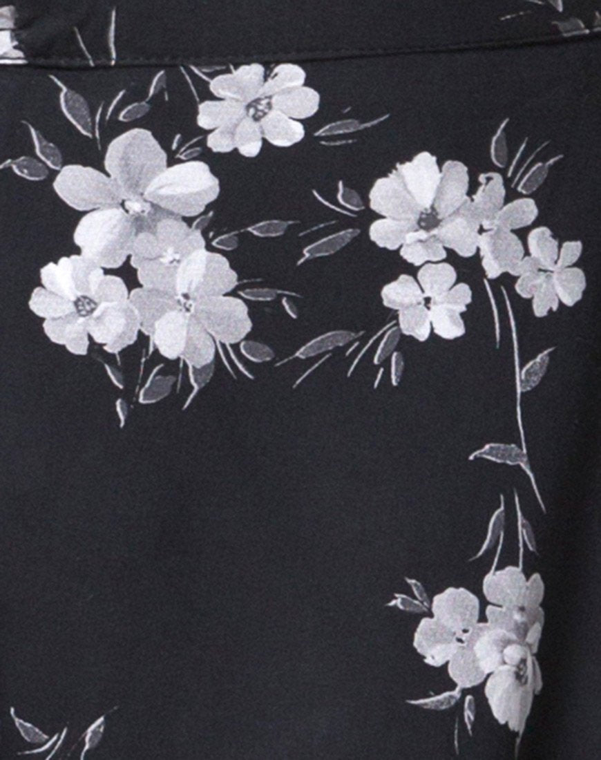 Imagen de Satha Falda Midi en Mono Flor Negra