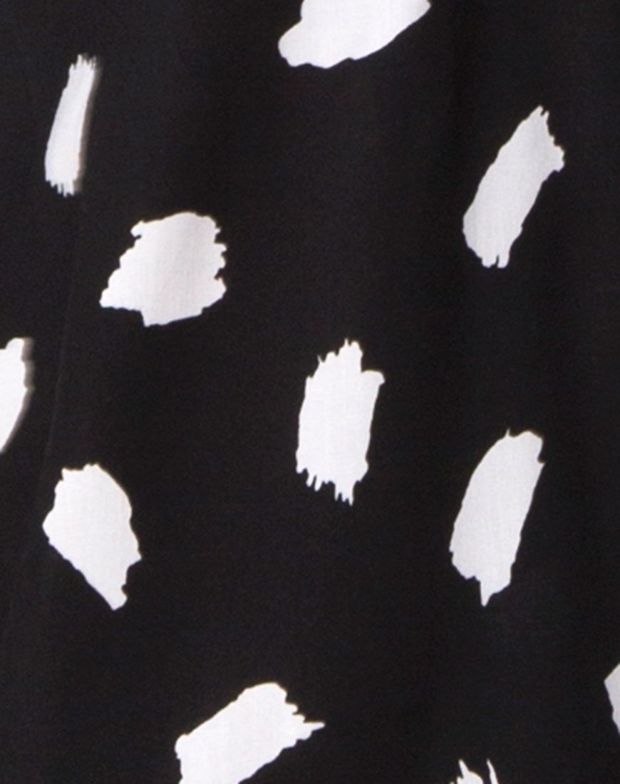 Imagen de Satha Falda midi de lunares Diana Negra