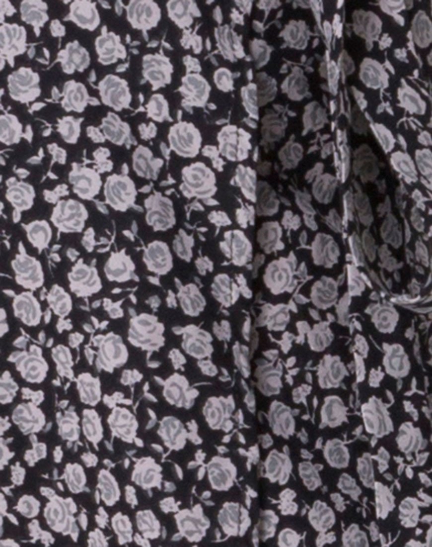 Imagen de Satha Falda en Ditsy Rose Negro