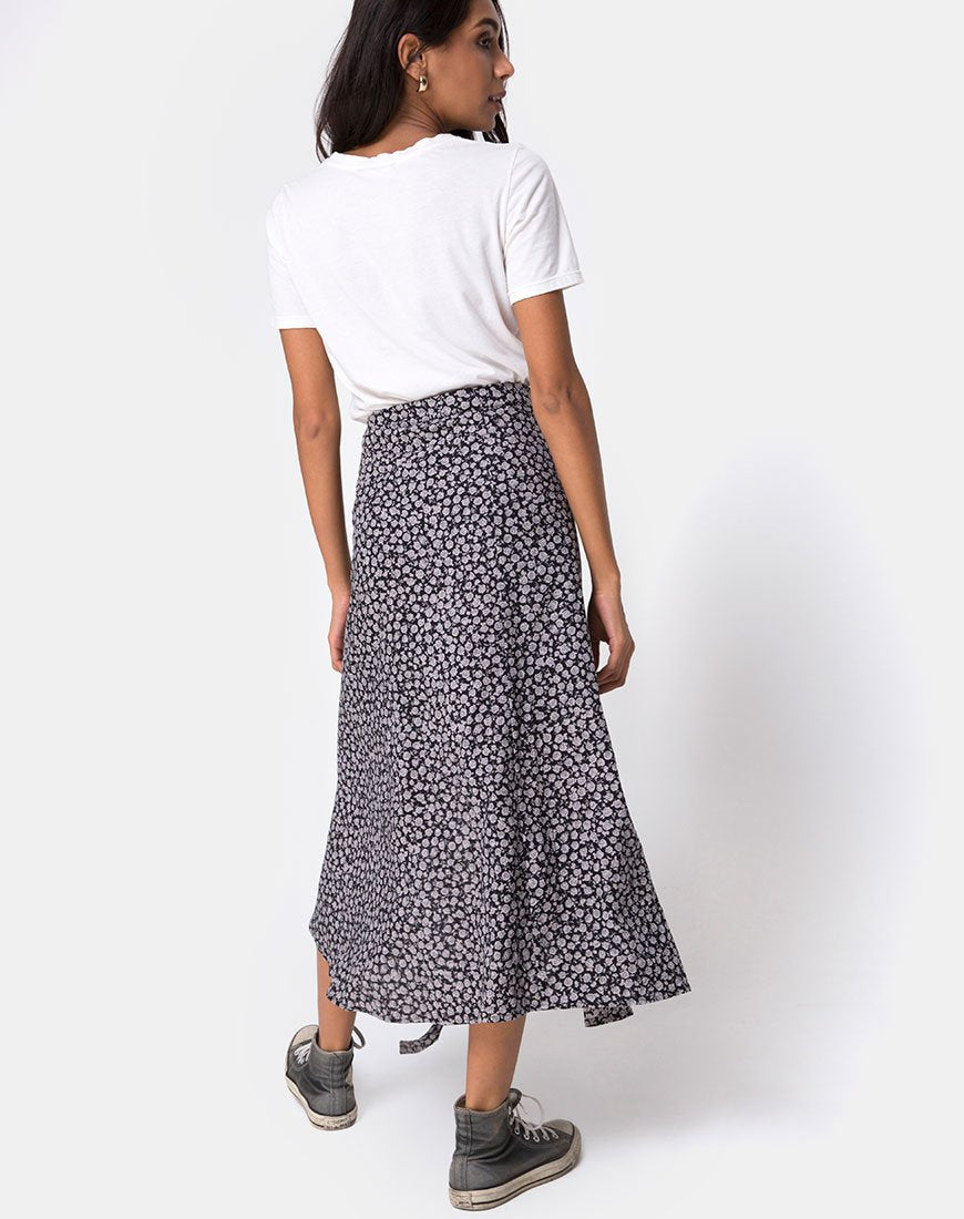 Imagen de Satha Falda en Ditsy Rose Negro