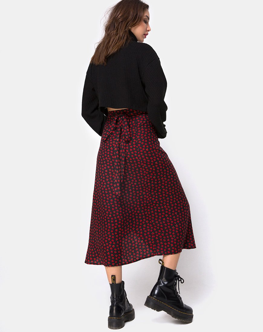 Imagen de Satha Falda en Dotty Rose Negro