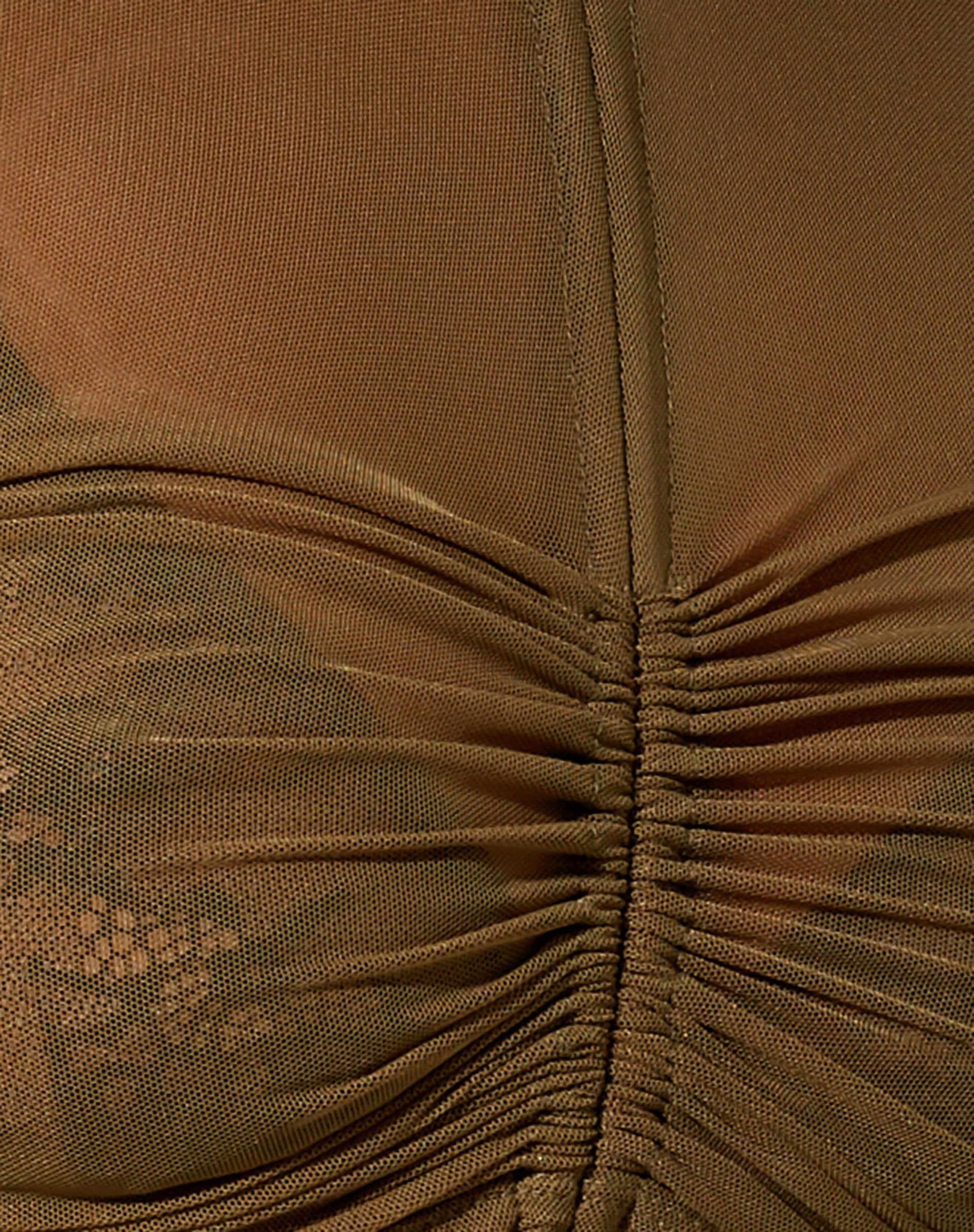 Imagen de Sauja Crop Top en Malla Verde Caqui