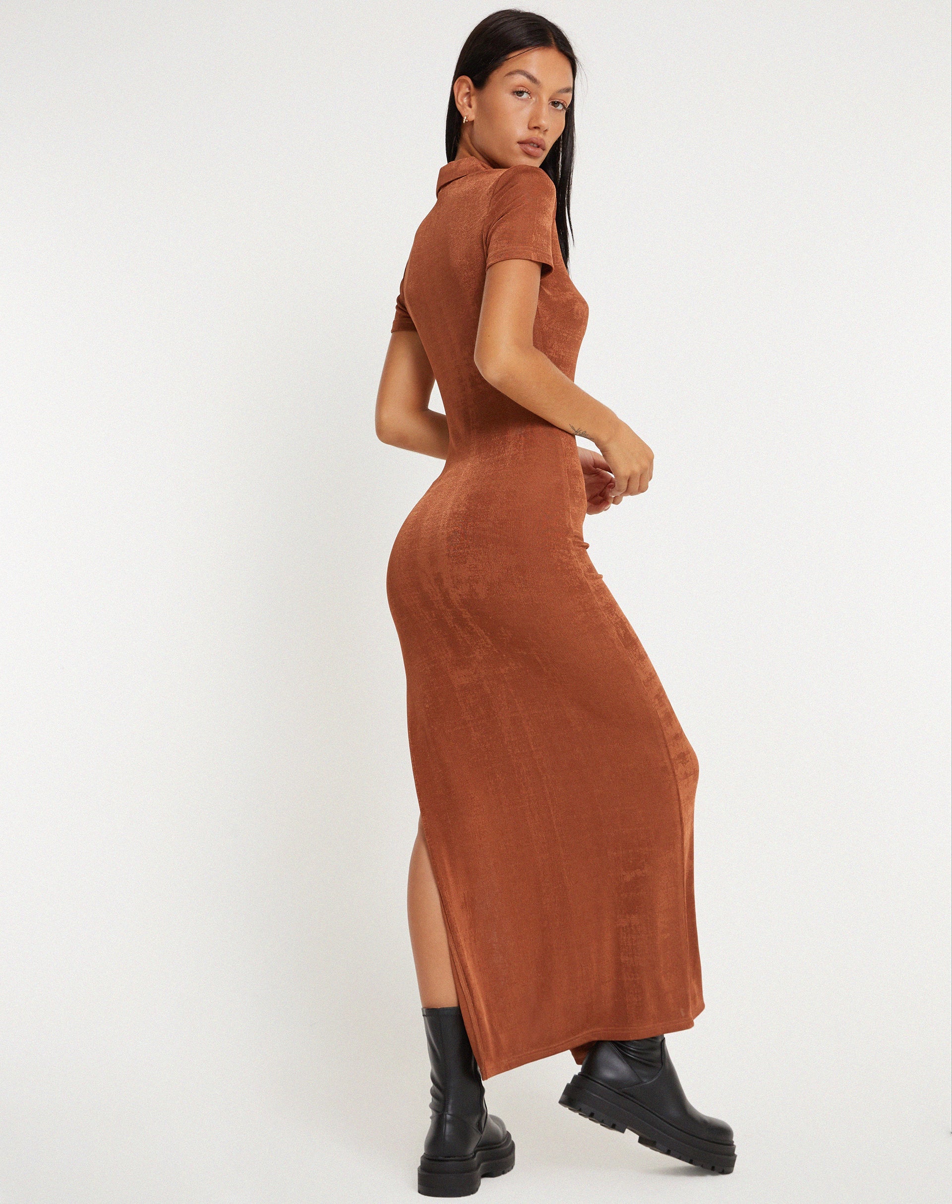 imagen de Savita Maxi Dress in Bronze