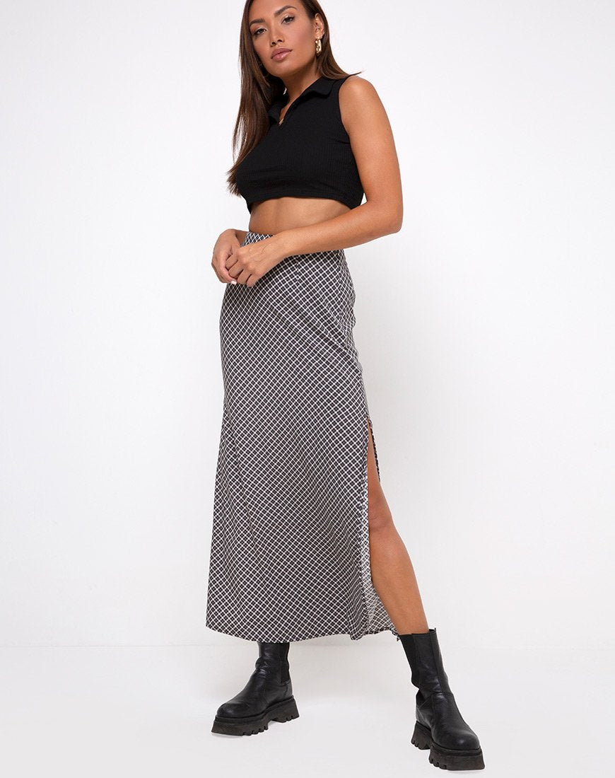 Imagen de la falda Sayan en Check It Out Negro