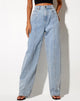 Imagen de Seam Parallel Jeans en Light Wash Blue