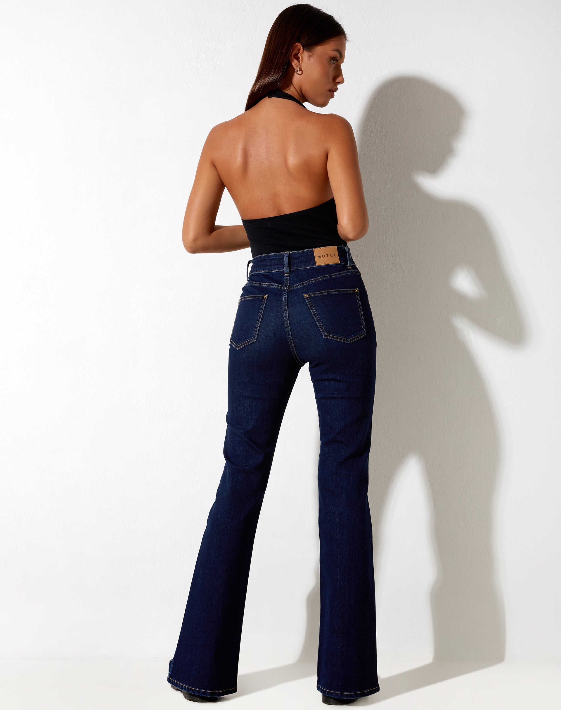 Imagen de Seam Split Jeans en azul índigo