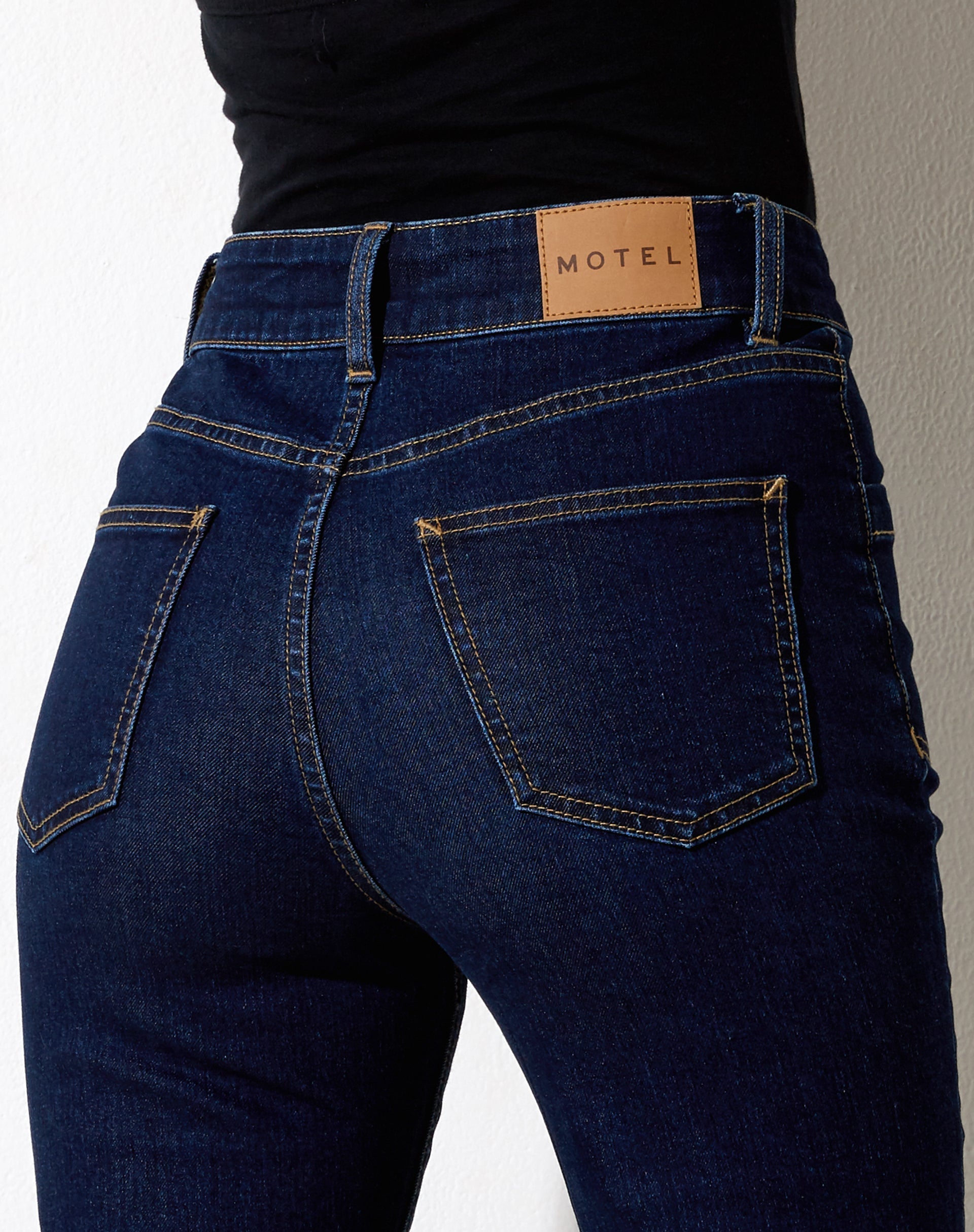 Imagen de Seam Split Jeans en azul índigo
