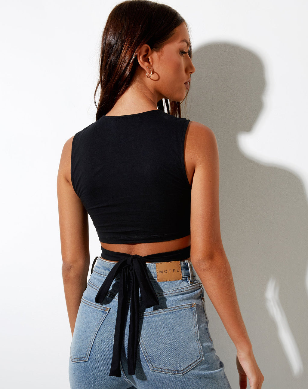 Seowon Crop Top Negro