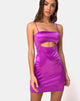 Imagen del vestido Sekka de satén violeta