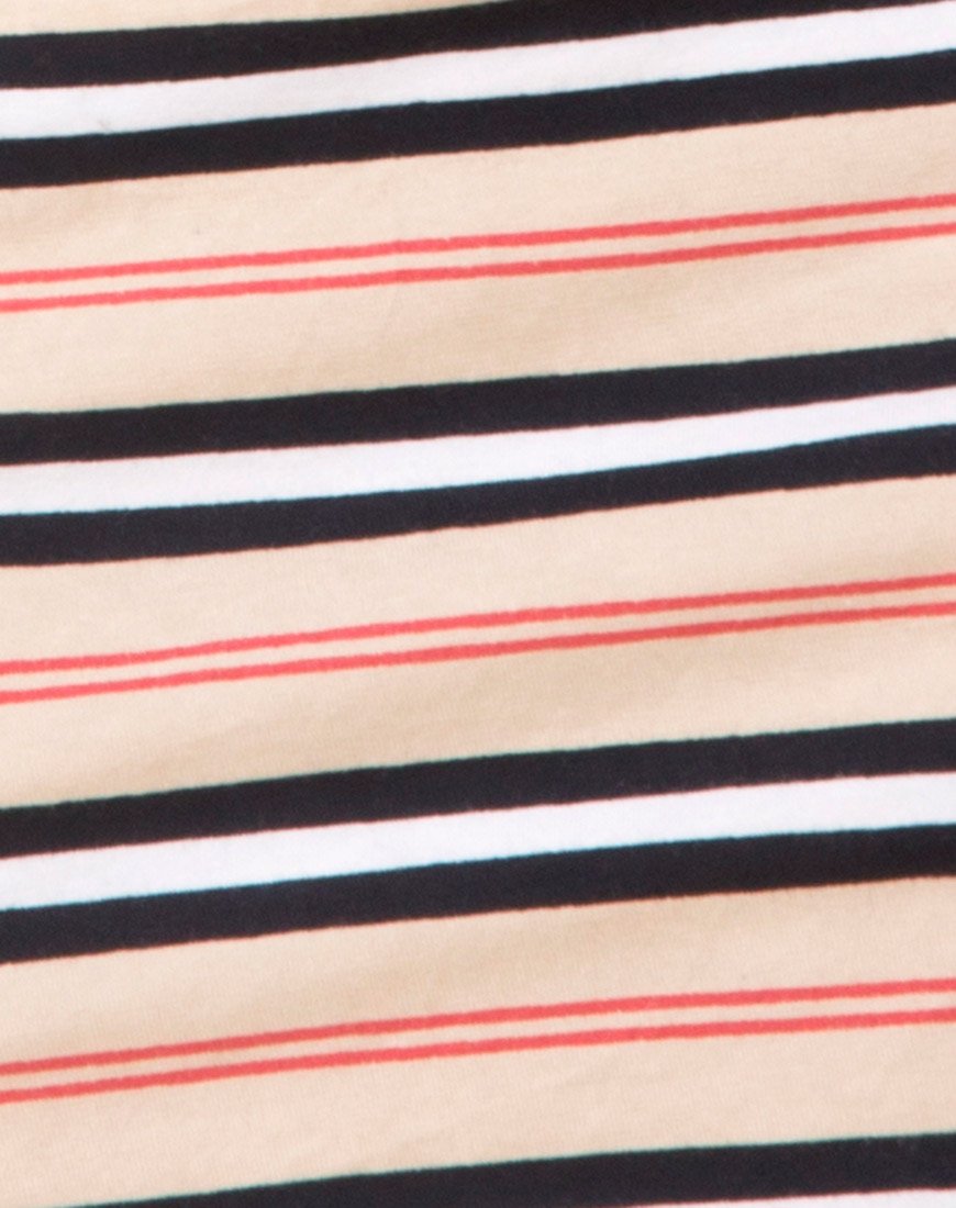 Imagen de Selah Bodycon Dress in Classic Stripe Horizontal