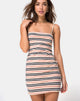 Imagen de Selah Bodycon Dress in Classic Stripe Horizontal