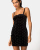 Imagen de Selah Bodycon Dress in Diamante Negro