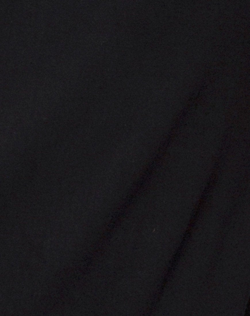 Imagen de Seldas Bodycon Dress in Black Clasp Gold