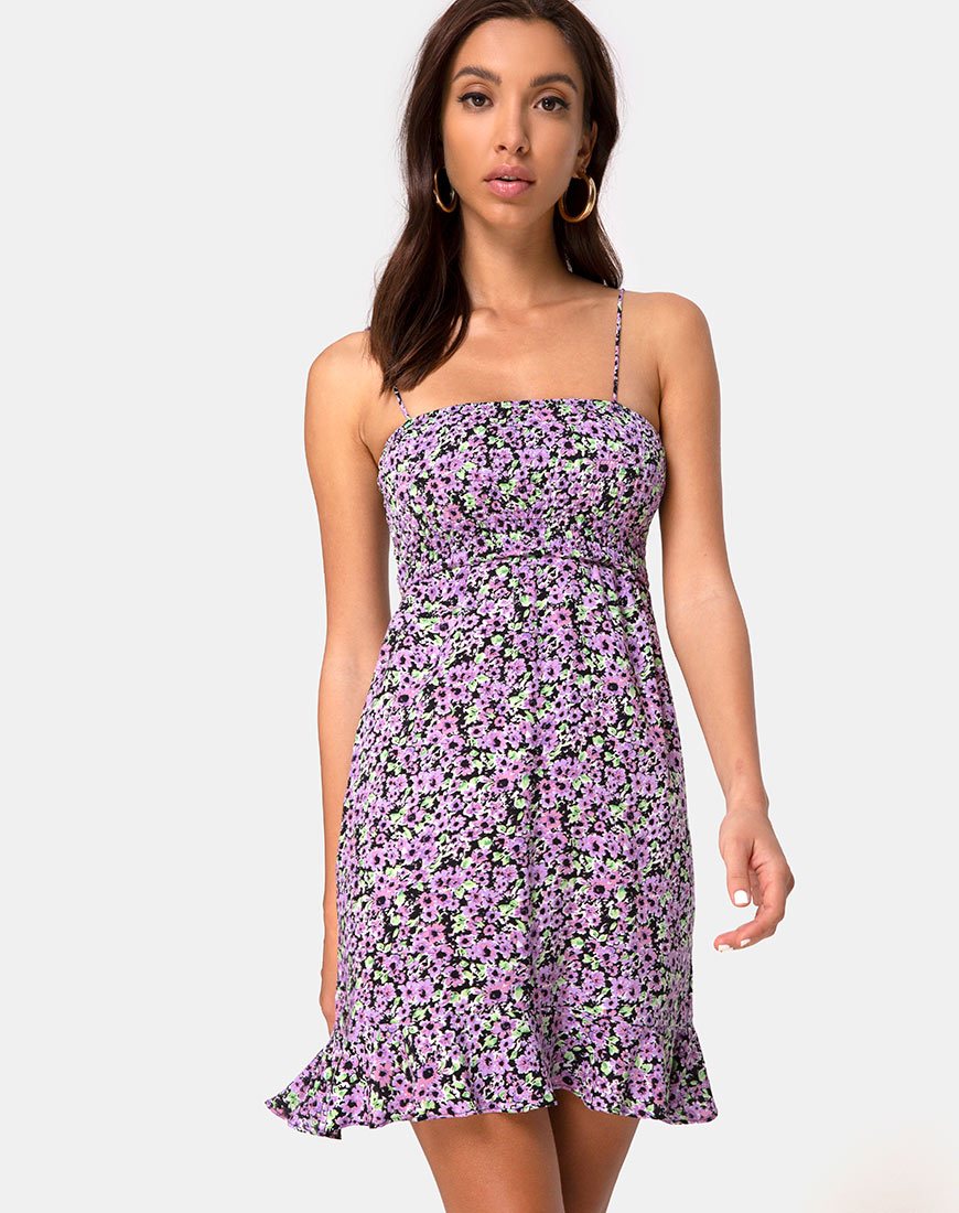 Imagen del minivestido Seldre en Flor de Lila