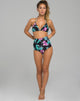 Imagen de Selena Braguita de bikini de cintura alta con estampado Paradise