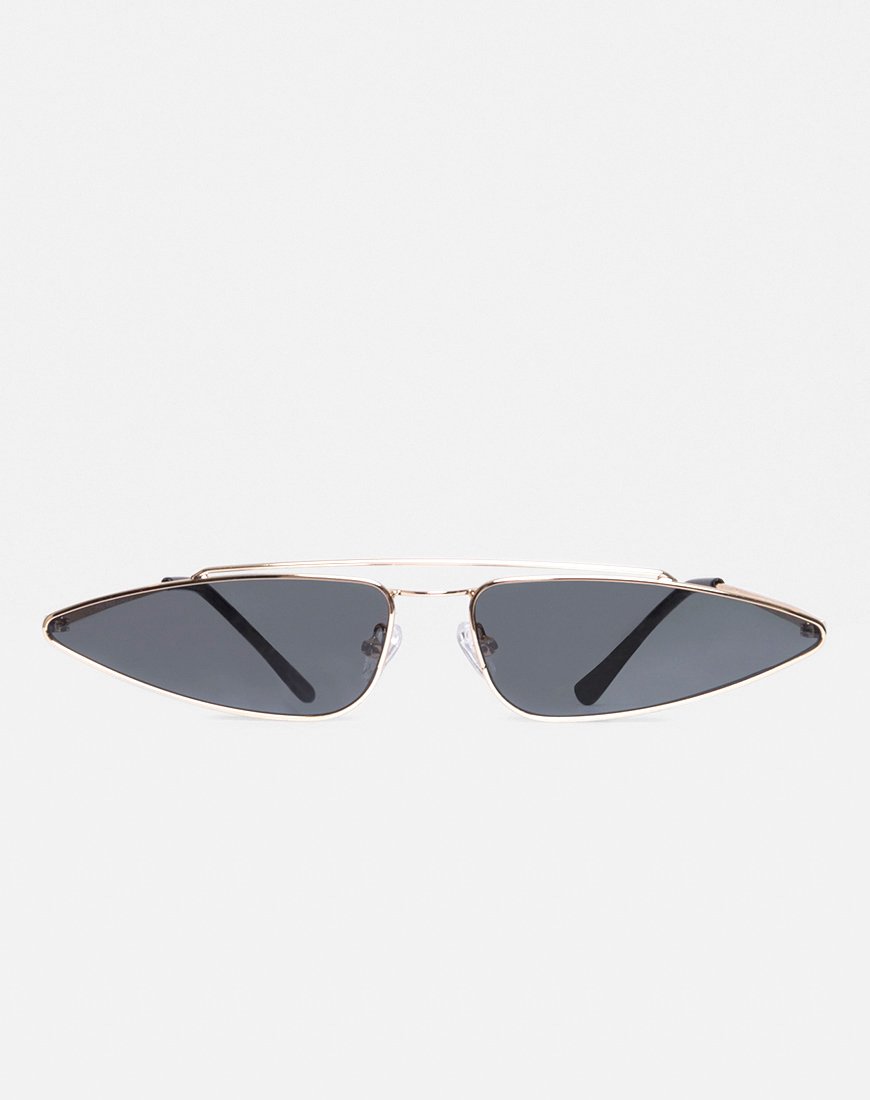 Imagen de las gafas de sol Selena doradas