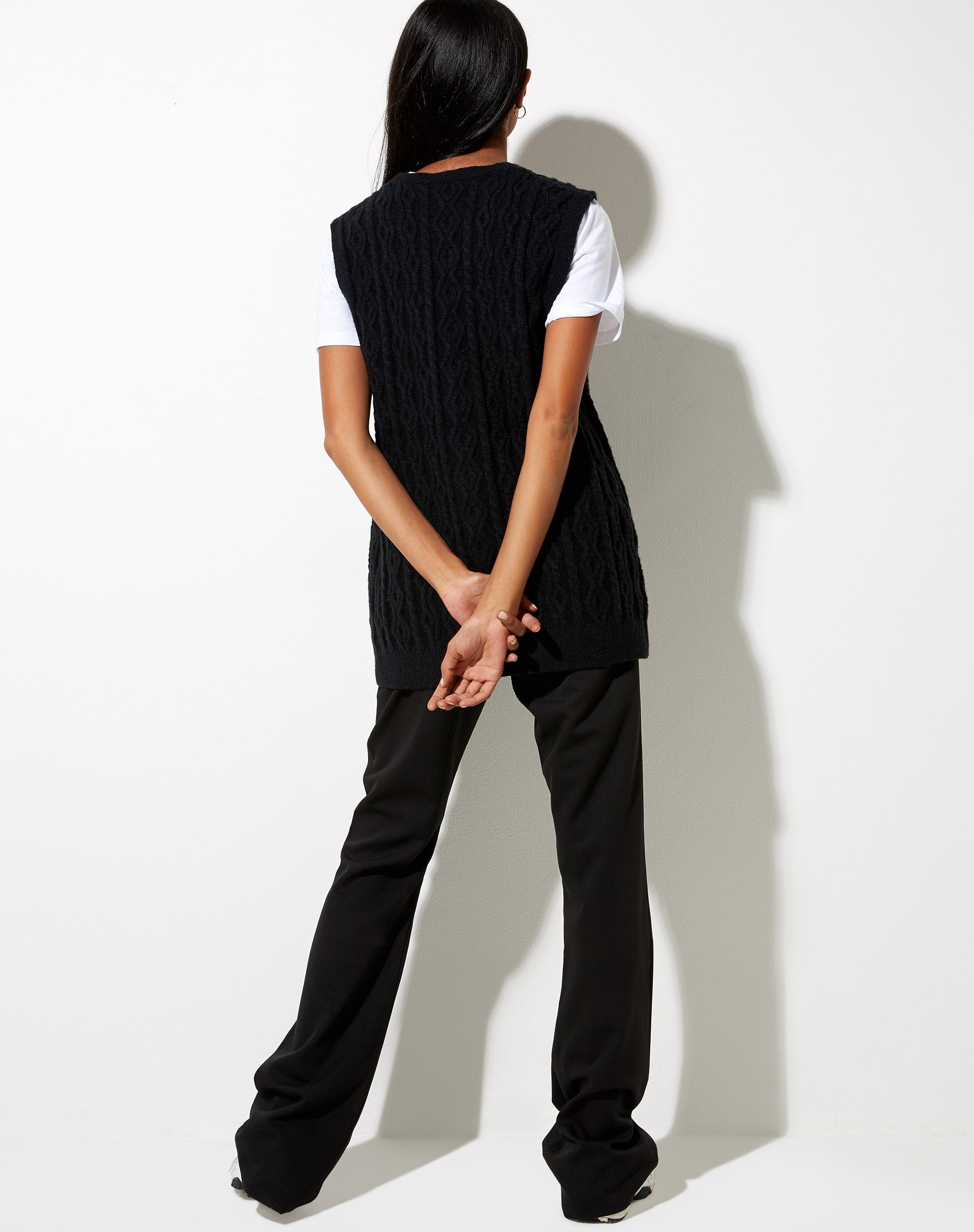 Imagen de Selvi Cardi de punto Negro