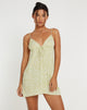 Imagen del minivestido Senora en espuma Botanic Mint