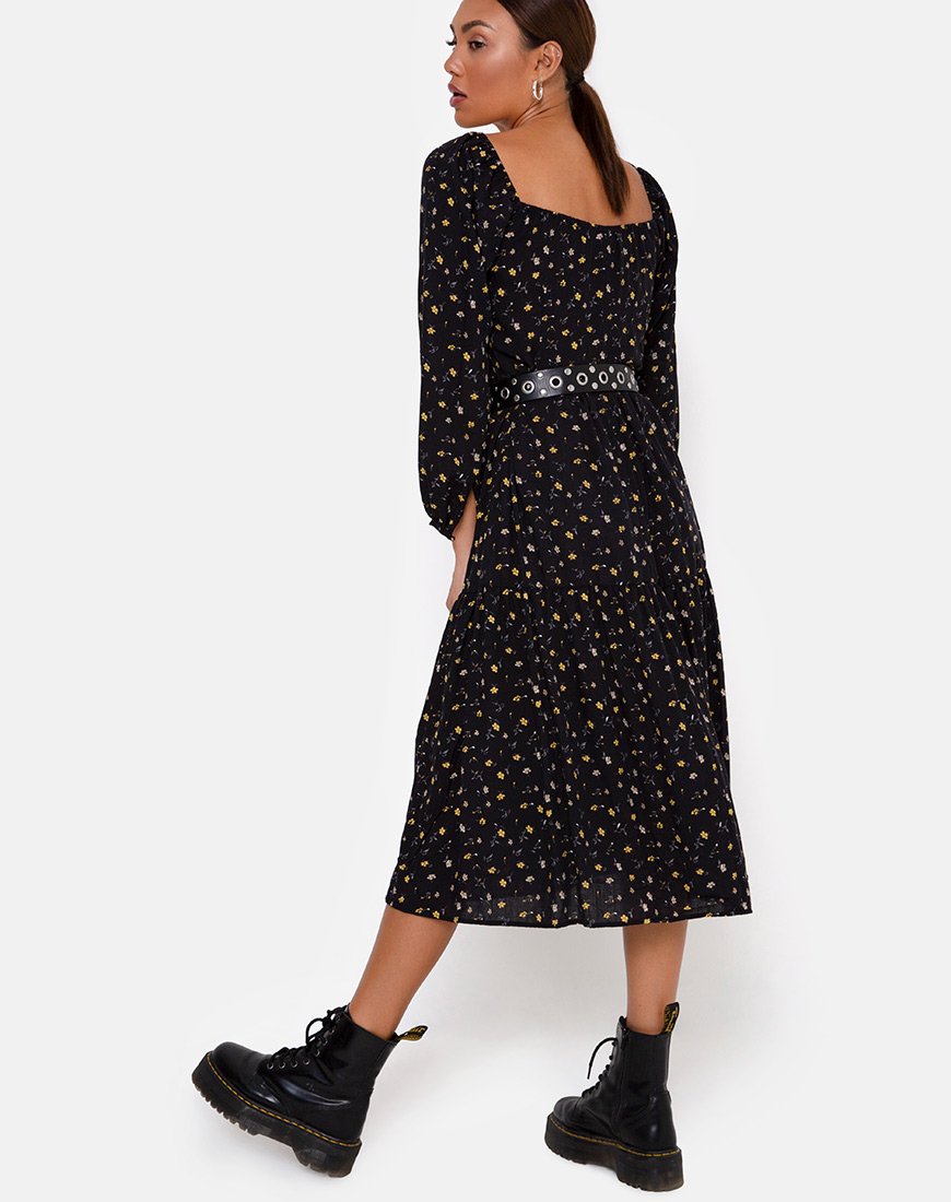 Vestido Senora en Pretty Petal Negro