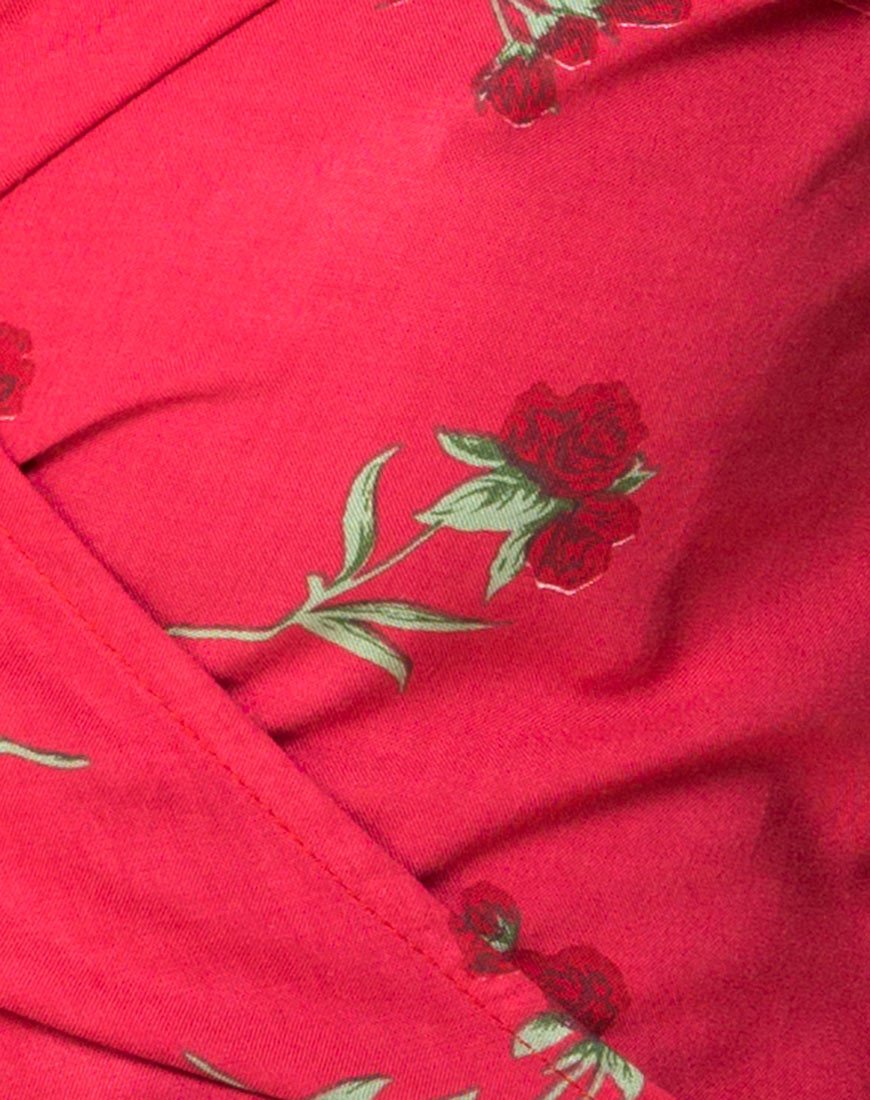 Imagen de Sepra Wrap Top en Rosa Rouge Pink