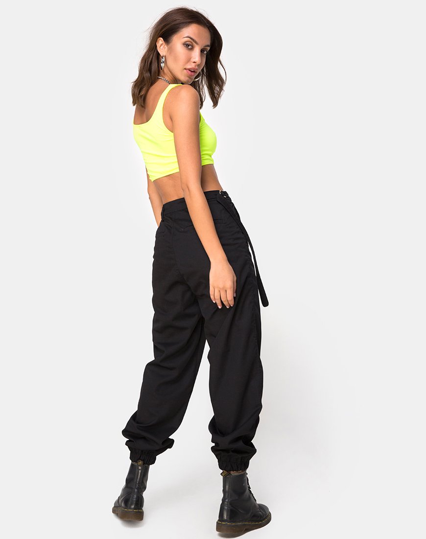 Imagen de Shani Crop Top en amarillo neón