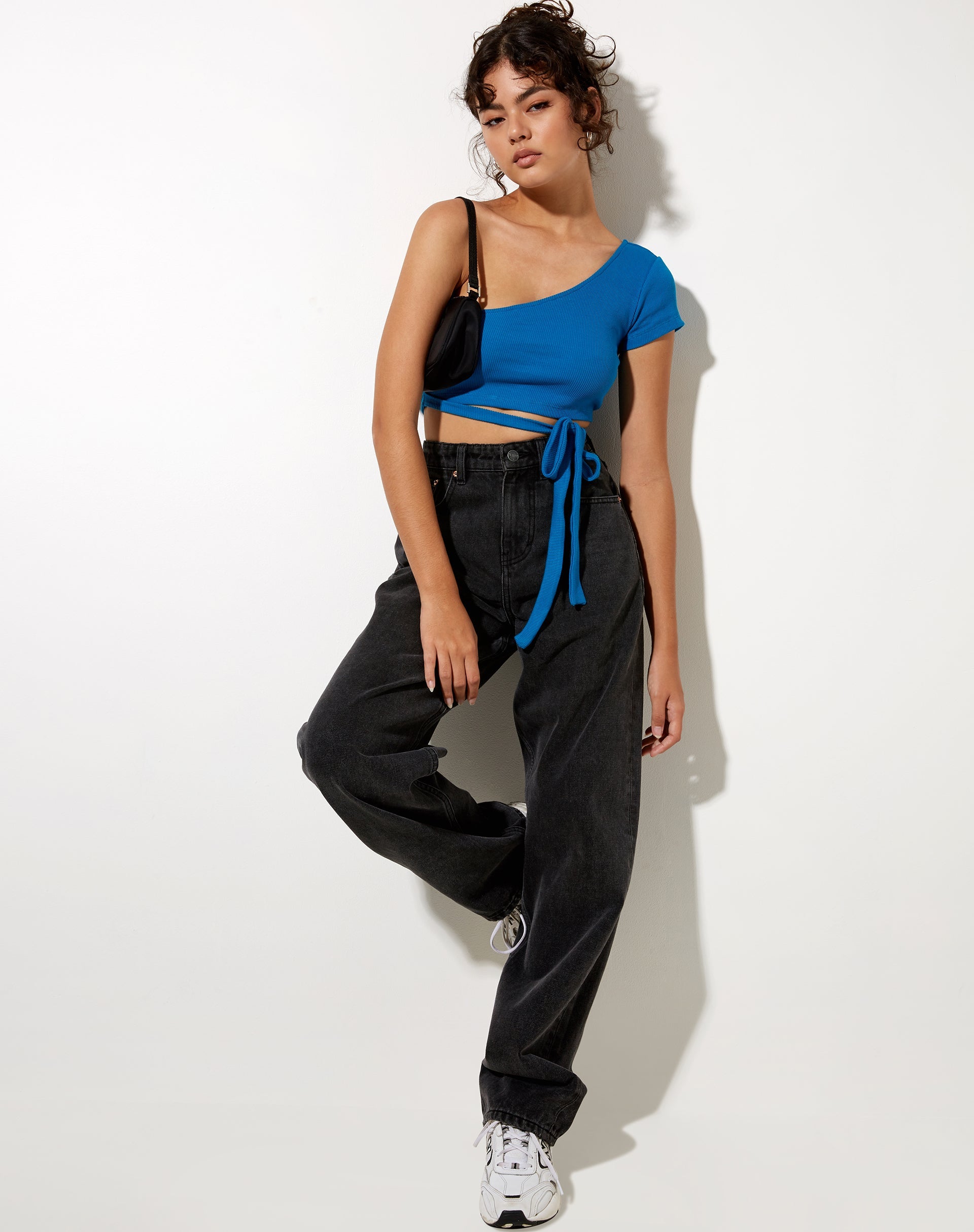 Imagen de Shanon Crop Top en Rib Aqua